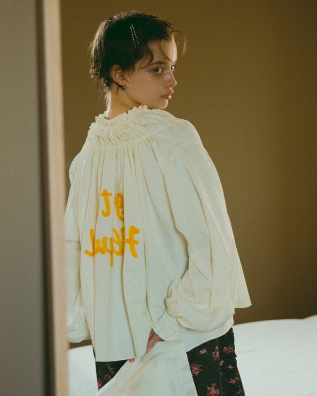 【GO TO HOLLYWOOD】BOWLING REMAKE BLOUSE / OFF WHITE