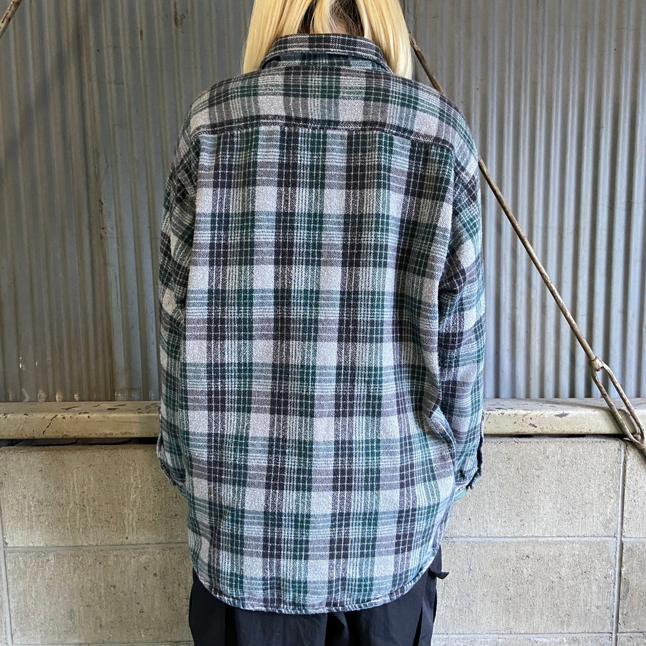 REPRESENT チェック柄ネルシャツ シャツ ネルシャツ チェック柄 オーバーサイズ タータンチェック 長袖 ゆったり アウター 春 REPRESENT チェック柄 長袖ネルシャツ S