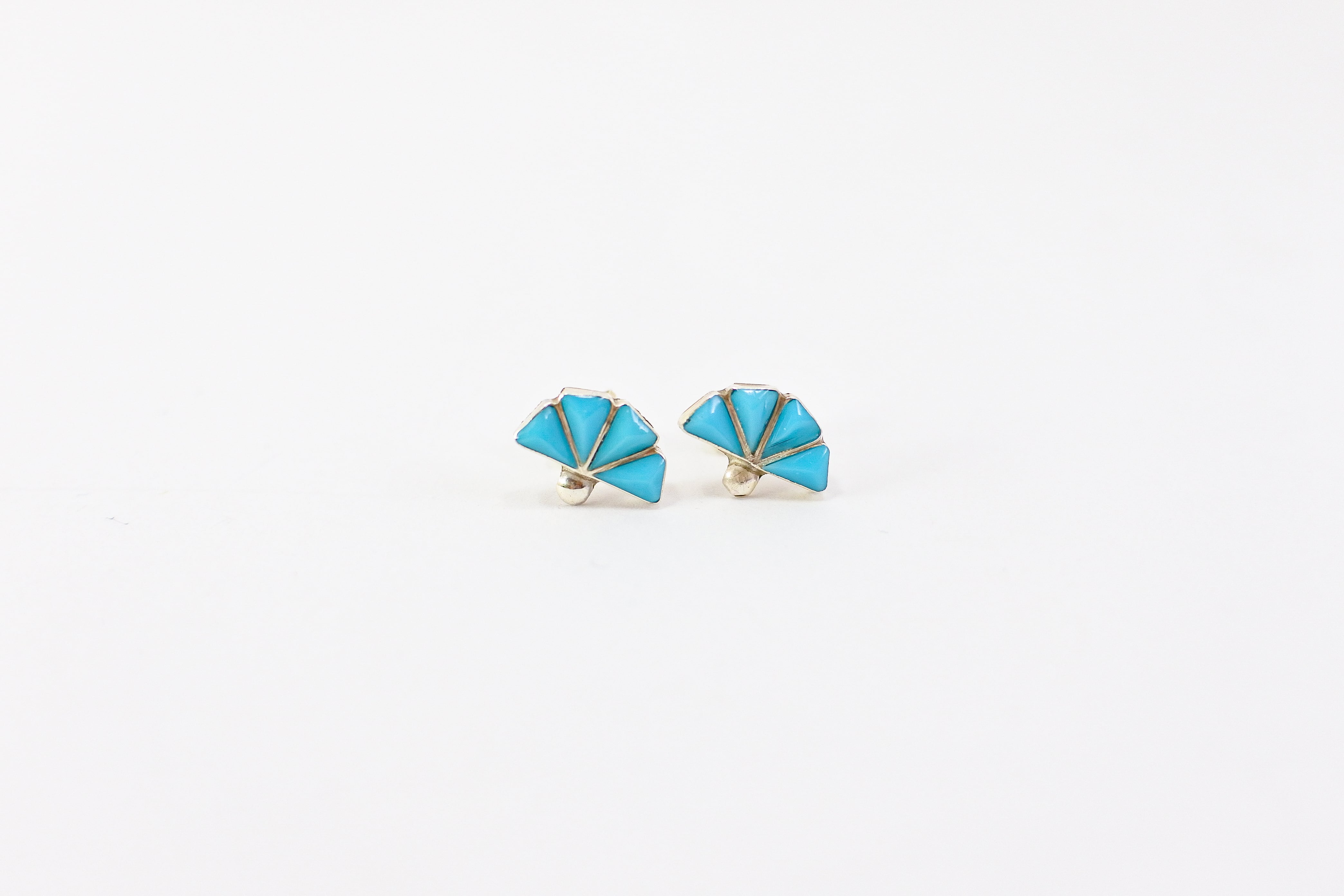 インディアンジュエリー ズニ ターコイズ ピアス turquoise