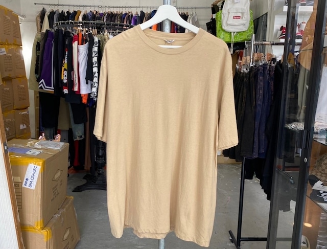 AURALEE TWIST COTTON CASHMERE TEE BEIGE 5 33710