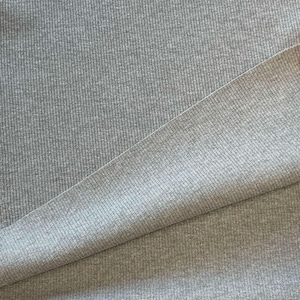 ★NO097◆3m◆ポリエステル100%テレコニット生地◆グレー