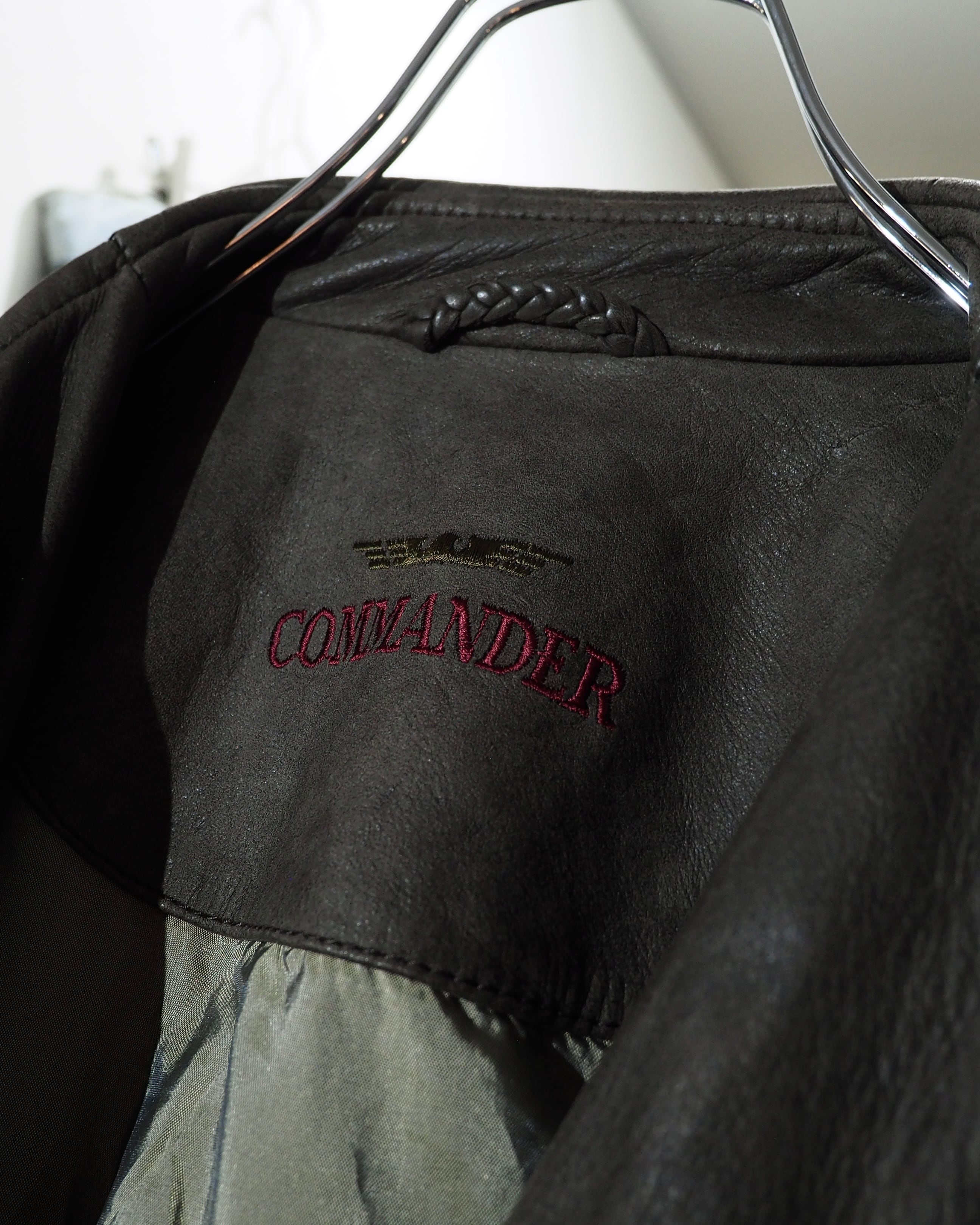 " 変形 × 分離 " Sleeve Detachable Gimmick × Panel Switching Vintage Loose Leather Jacket