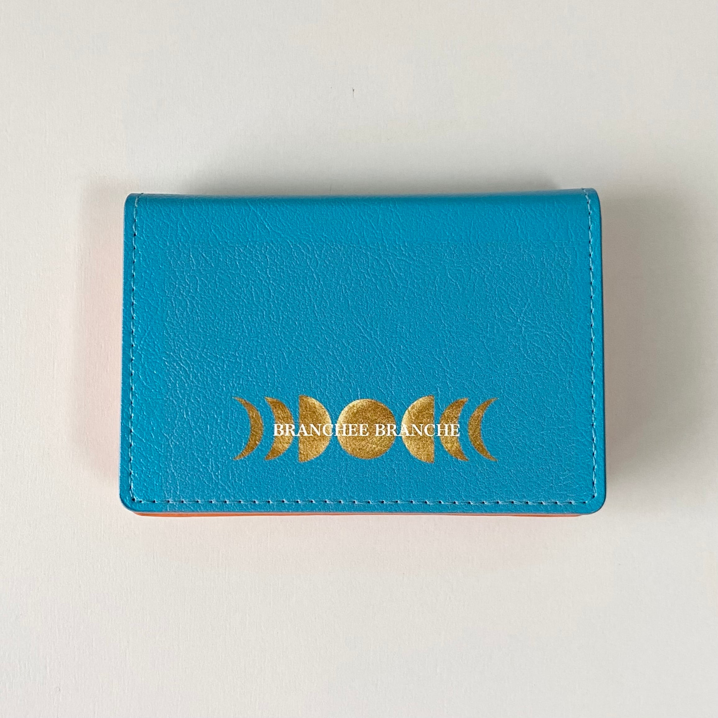 月の満ち欠け カードケース (ターコイズブルー) | BRANCHEE BRANCHE
