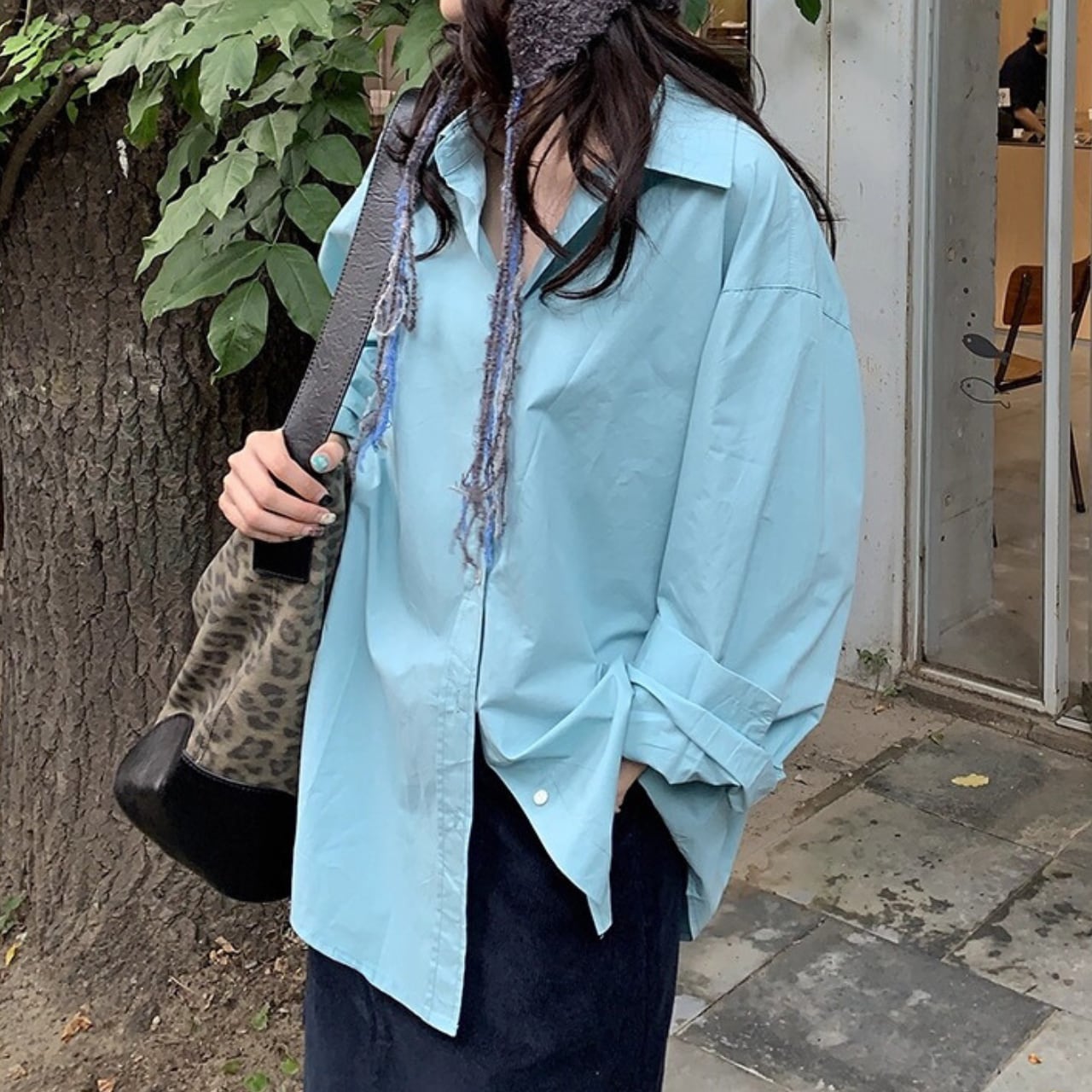 ベーシックオーバーシャツ(2color) R01340