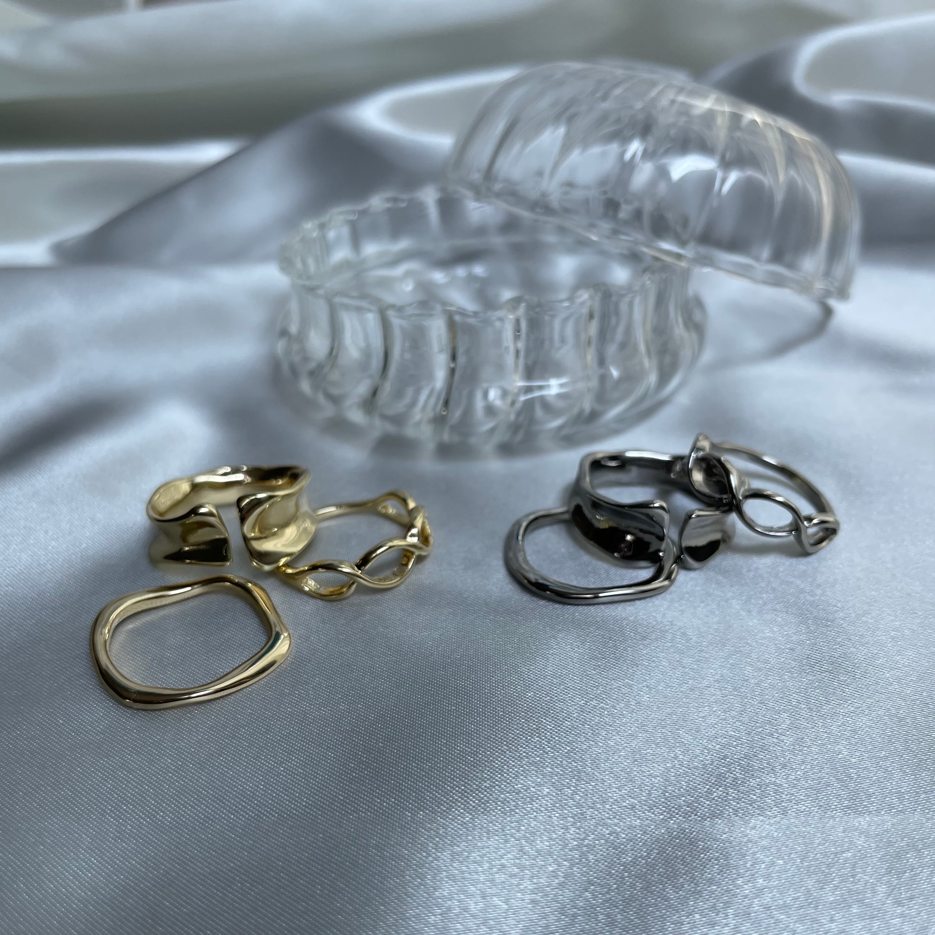 3setリング【リング】【シルバー】【ゴールド】【アクセサリー】