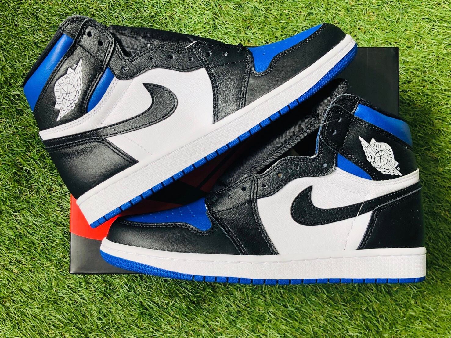 NIKE AIR JORDAN 1 RETRO HIGH OG ROYAL TOE 27cm 555088-041  