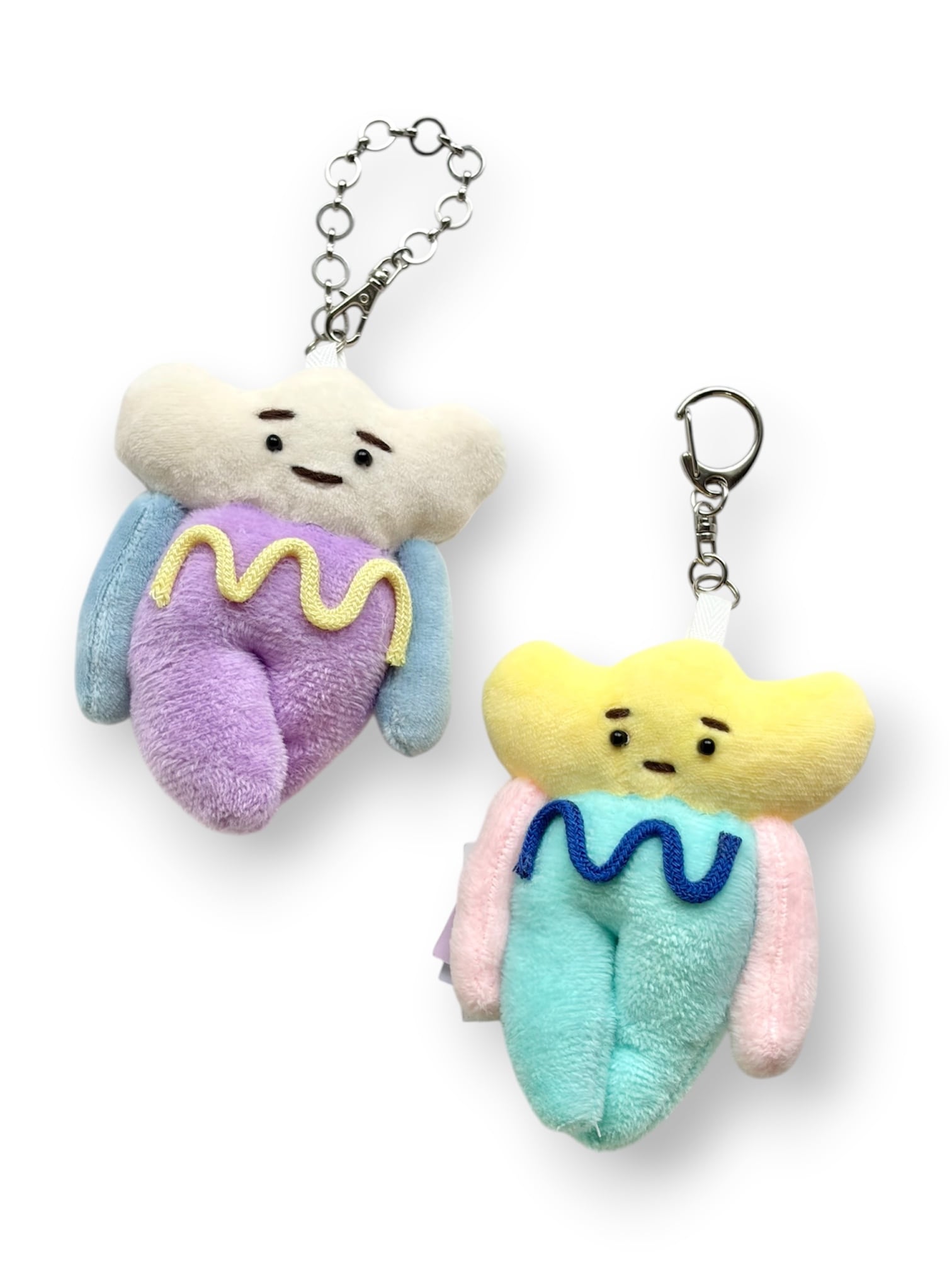 【6/21(日)18:00-6/24(水)12:00まで限定❣️】hammy&dacco / 自由なぬいぐるみキーホルダー(ちっち)