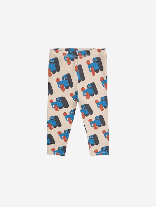 【25AW】BOBOCHOSES(ボボショセス)Doggy Mate all over leggings(12m/18m/24m)レギンス いぬ