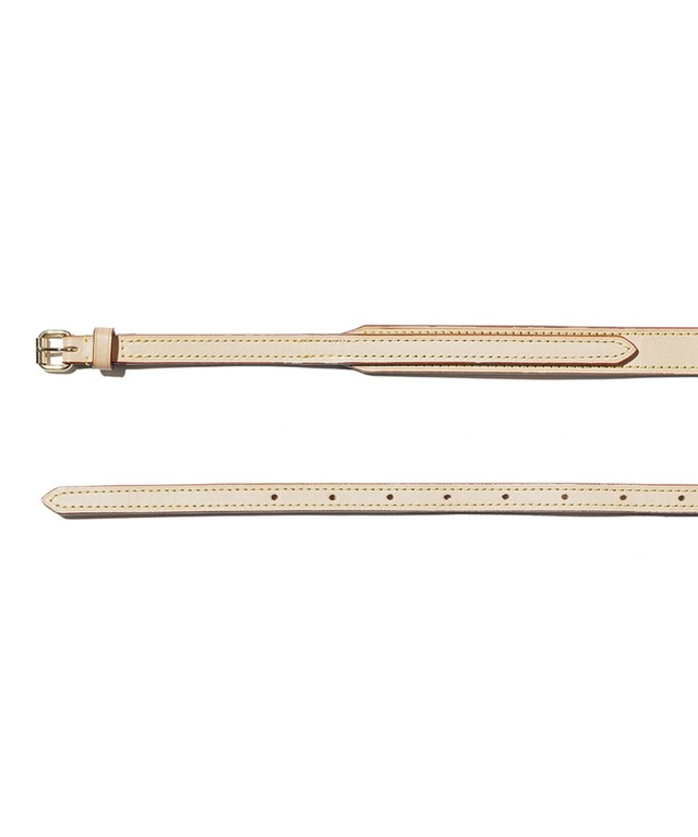 UNUSED / UH0632 LEATHER BELT(BEIGE)