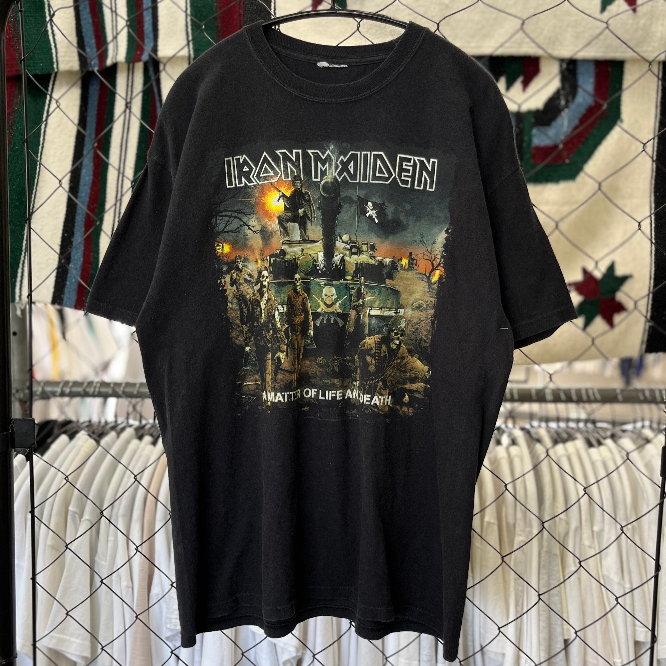 00s IRON MAIDEN アイアン・メイデン バンドTシャツ 両面プリント 古着 