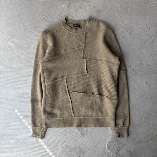 JOSEPH HOMME / Panel designed knit sweater