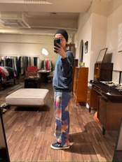 1980's-90's VILONA MODA ジオメトリクパターンパンツ