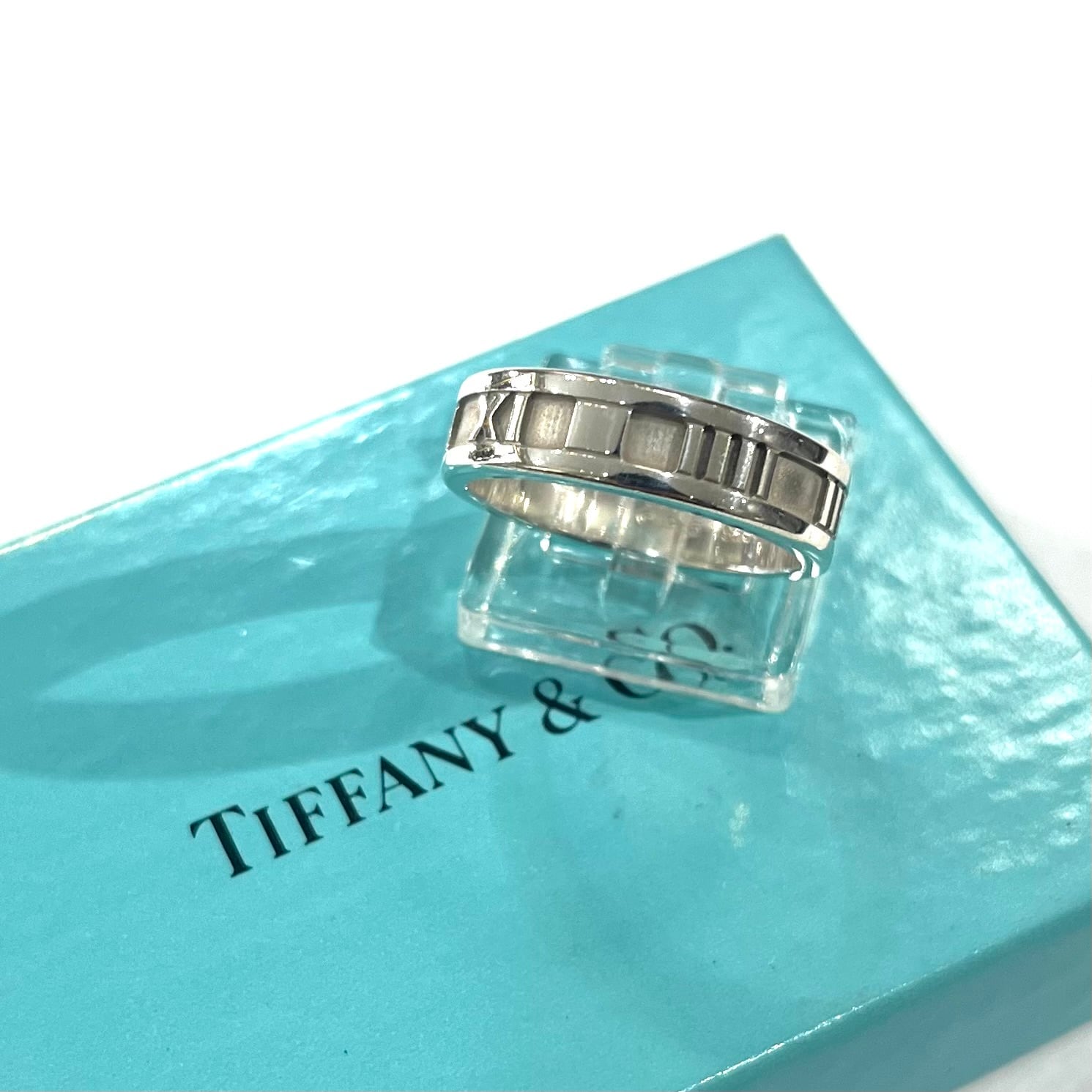 TIFFANY&CO】【21号】2634 時を纏う シルバー925号アトラスリング指輪