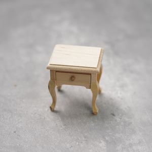 020-30150　ミニチュア家具　＊1/12サイズ＊　cabinet&shelf　ベッドサイドテーブル