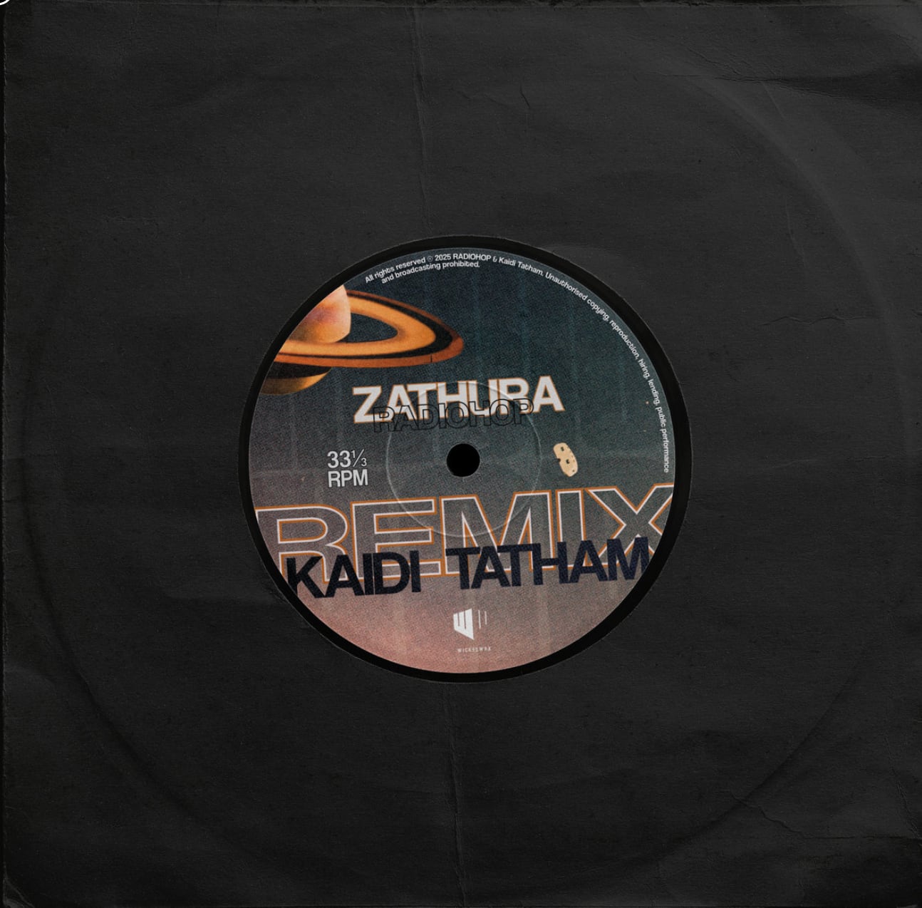 【7”】Radiohop / Kaidi Tatham - Zathura (Kaidi Tatham Remix)