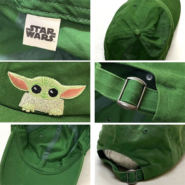 1点物◇スターウォーズ緑チャイルド帽子ベースボールキャップ古着