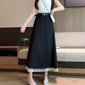 【送料無料】 ロングスカート 2色 マキシ丈 フレア Aライン ハイウエスト 薄手 レース かわいい 大人可愛い きれいめ カジュアル 大人 上品 おしゃれ お洒落 こなれ感 コンサバ系 ラフ 抜け感 モード系 レディライク ガーリー フェミニン 無地 30代 40代 レディース 女性用 ママ服 デート お出かけ お呼ばれ 休日 アウトドア お茶会 女子会 授業参観 誕生日会 結婚式 二次会 パーティー 着回し 普段使い ファッション コーデ スタイル 楽ちん 体型カバー 定番 着痩せ 垢抜け