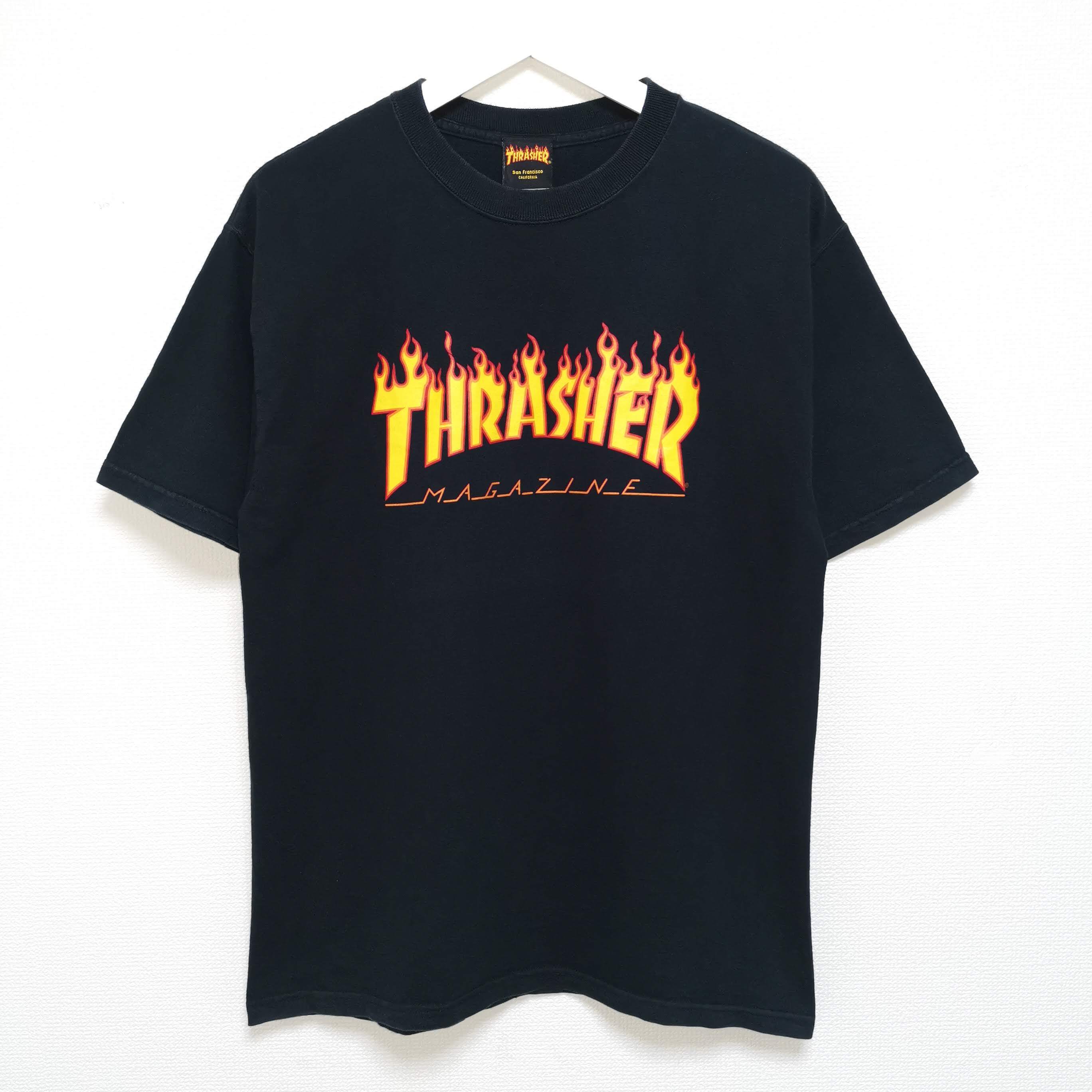 THRASHER - S 90s THRASHER スウェット FLAME HANES USA製 送料無料 S 90s THRASHER スウェット FLAME HANES USA製 | neggycmart