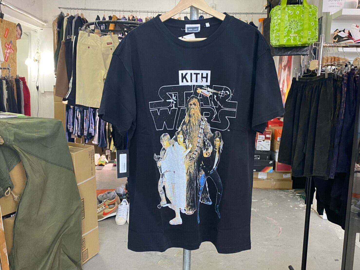 KITH × STARWARS Classic Vintage Tee SMALL BLACK 57528 | BRAND  