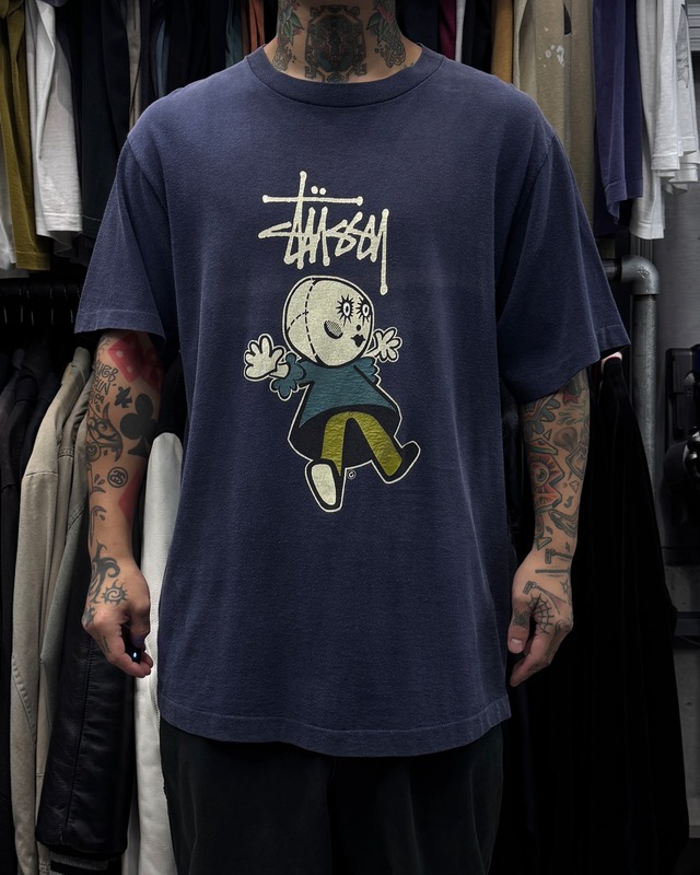 【Special!!】90’s old stussy Dolly Design Tee “黒タグ” “ドリー”【高円寺本店】
