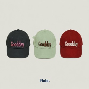 《予約/送料無料》good day ball cap / Plain.