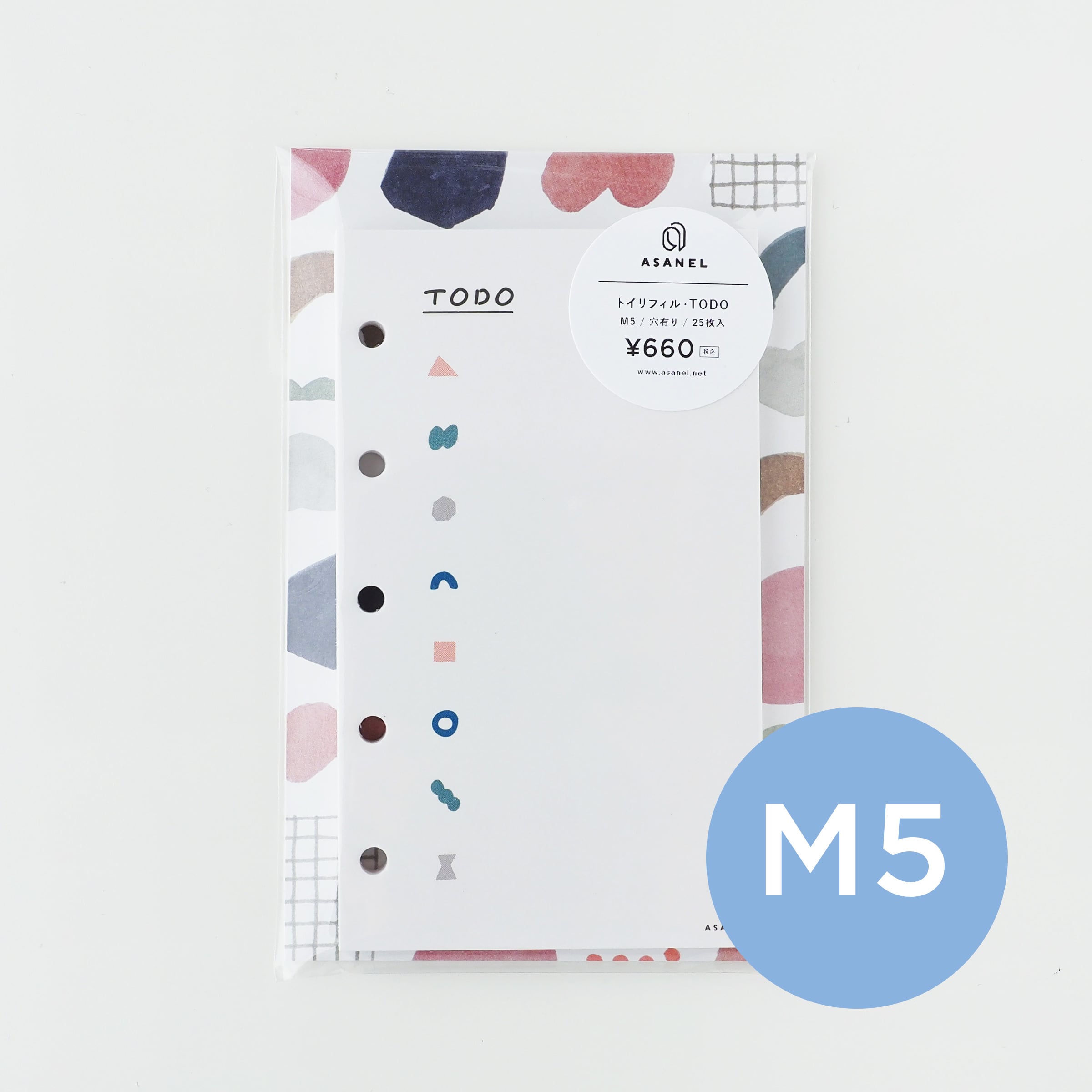 M5 ] TODO・ピンク【穴有】・トイリフィル | ASANEL