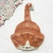 陶器製の猫のブローチ　コスチュームジュエリー卸値以下でセール　K2079B