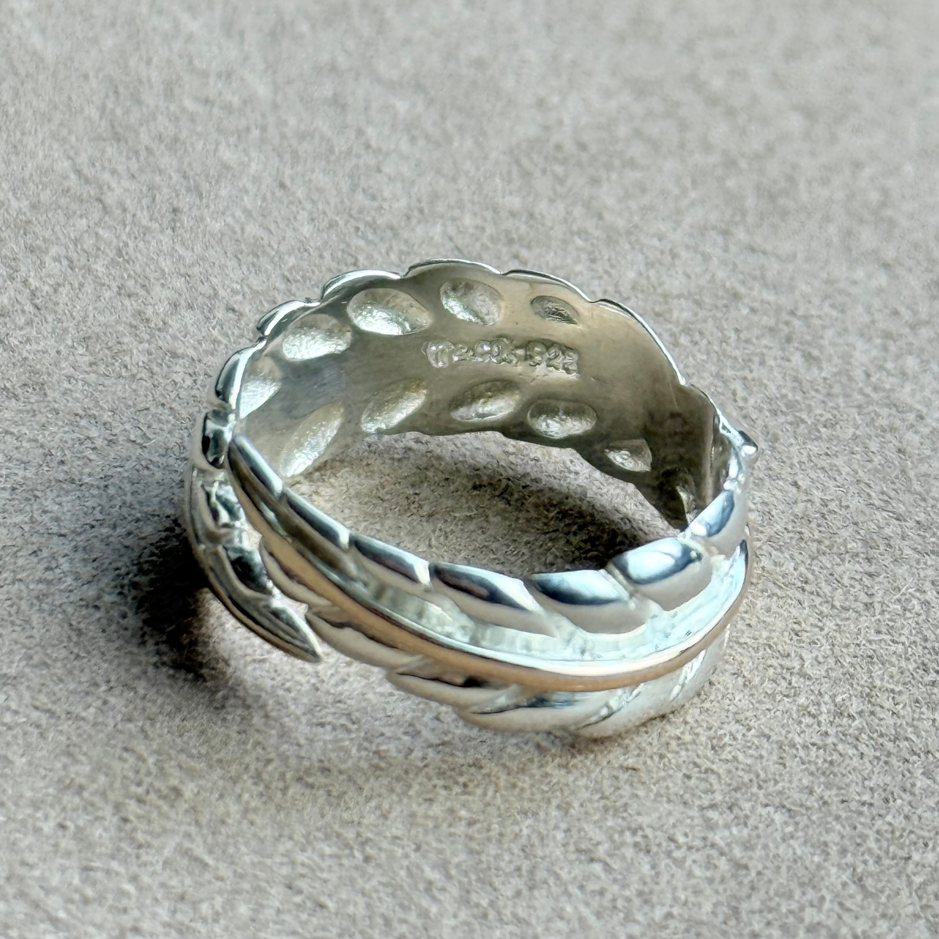 vintage tiffany ヴィンテージティファニー two leaves ring silver925