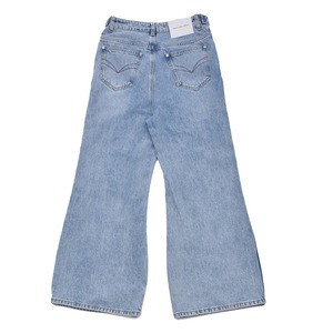 【Feng Chen Wang】CROSS WAISTBAND STRAIGHT LEG JEANS