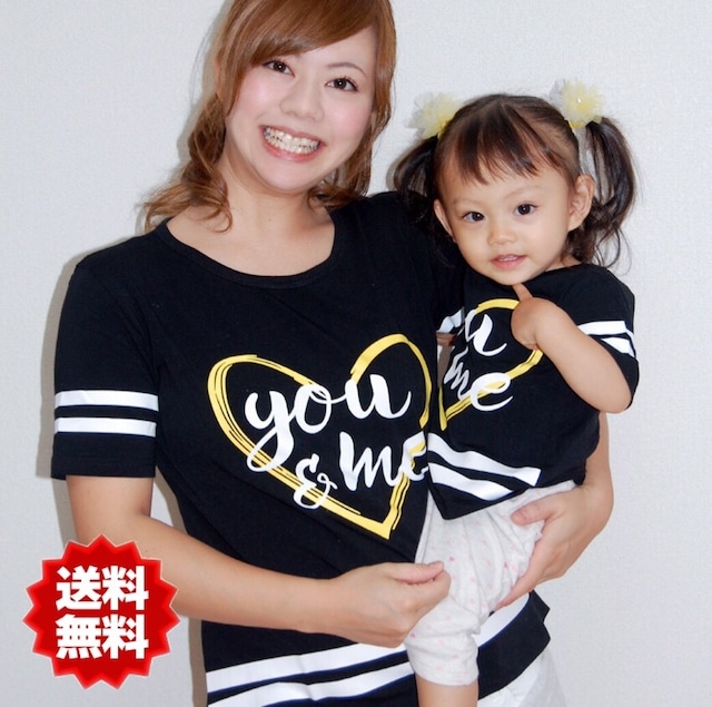 親子ペアコーデ♡Tシャツ♡you&me