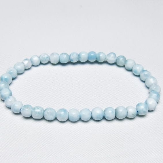 ラリマー ブレスレット 5mm 一点物 メール便可 [M便 1/10] 111-47910