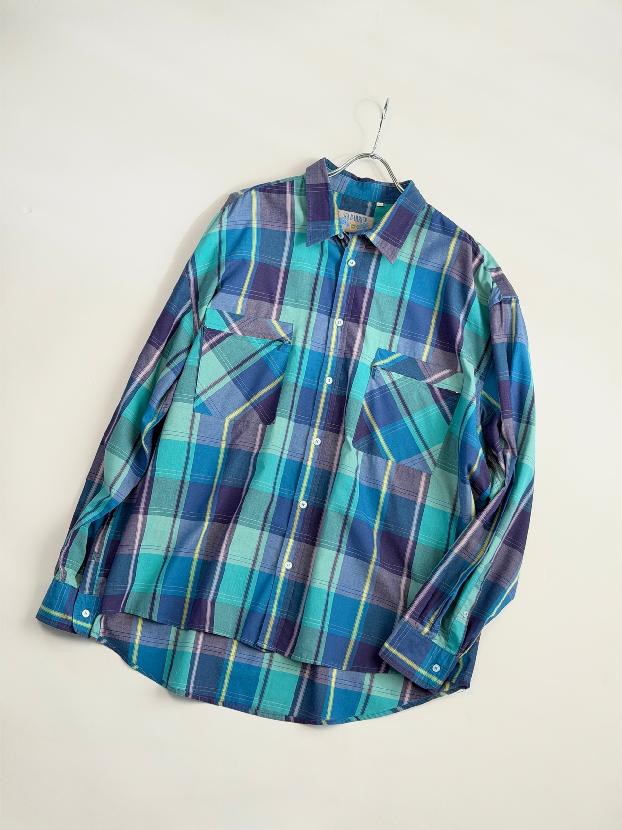 SEA BARRIER madras plaid shirt - 1