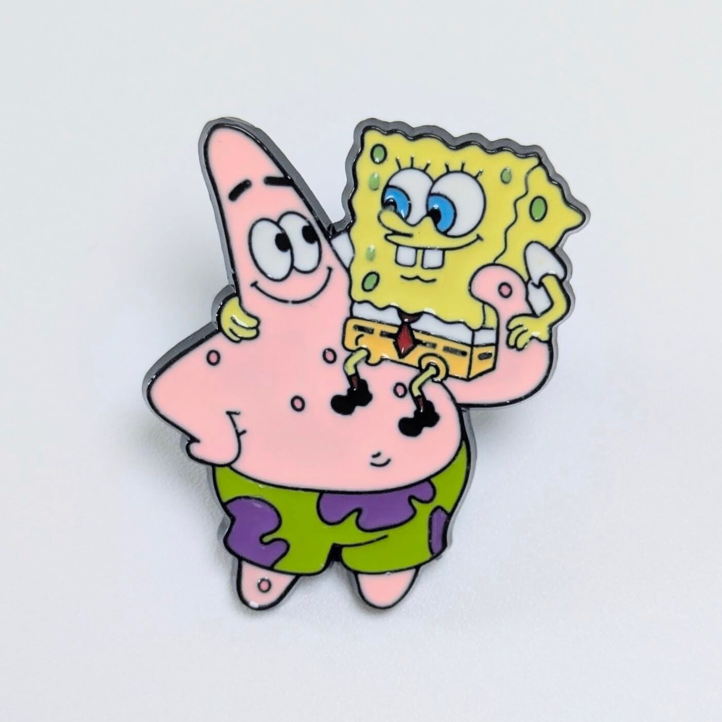 ♧送料無料！ ★ピンズ PINS★ピンバッジ 【 SpongeBob SquarePants（スポンジボブ）】ピンズ 7Pセット / ピンバッジ / PINS〚アメリカン雑貨 アメトイ〛