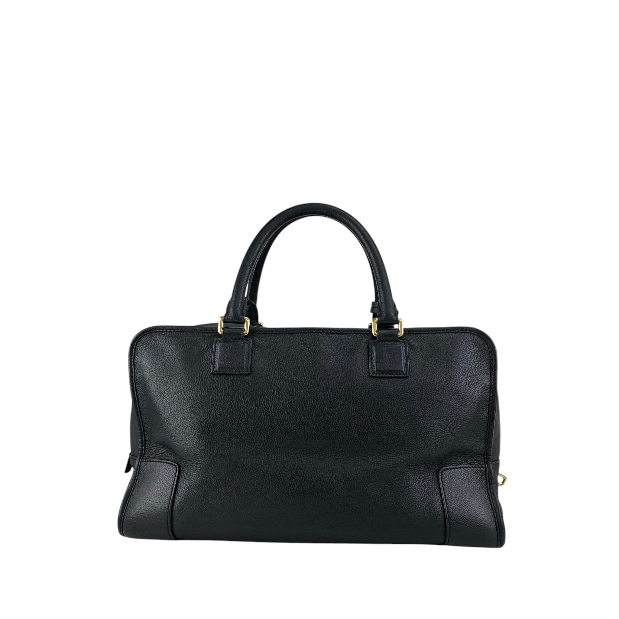 LOEWE ロエベ ハンドバッグ ブラック アナグラム レザー アマソナ ミニ