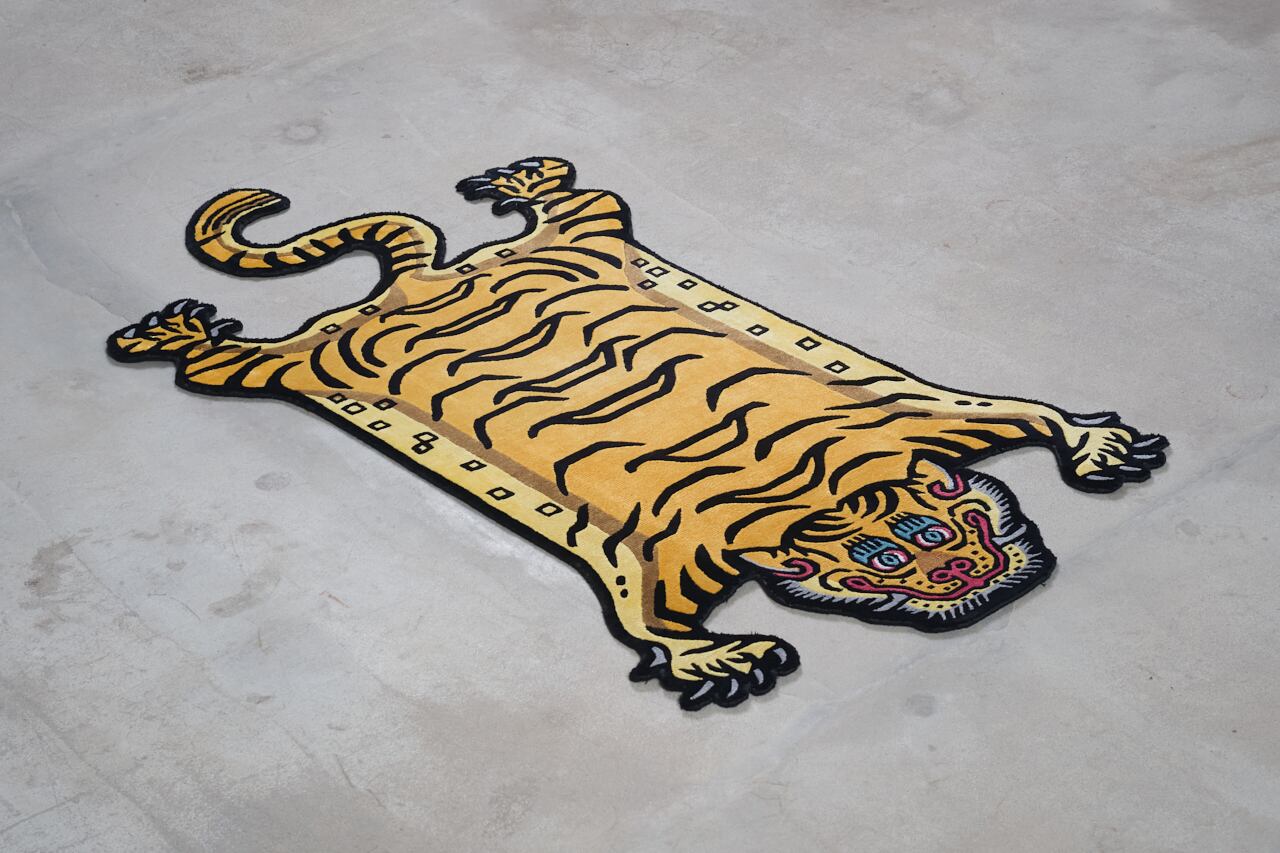 Tibetan Tiger Rug 《Mサイズ•シルク・オリジナル3・シグネチャー