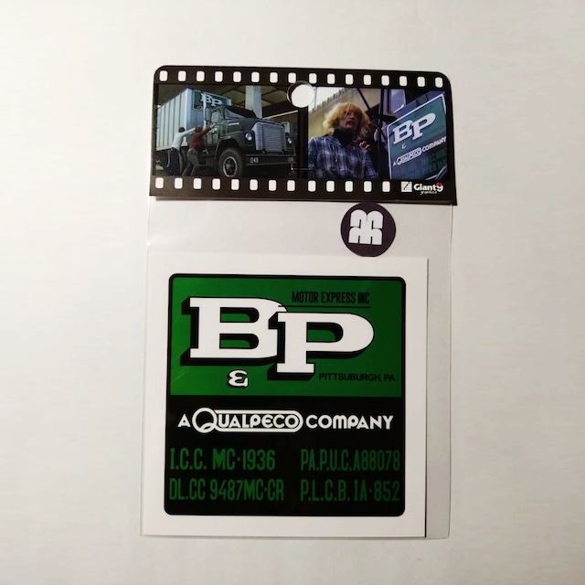 Giant9 graphics B&P MOTOR EXPRESS INC. Sticker