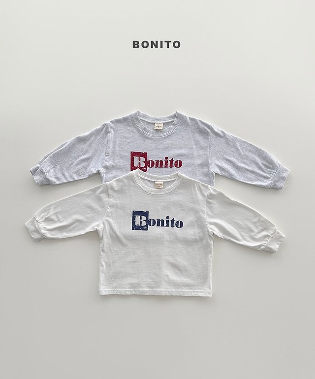 韓国子供服 / BONITO / 26Autumn / ルーズフィット Tシャツ / 秋服 *12M~JM *