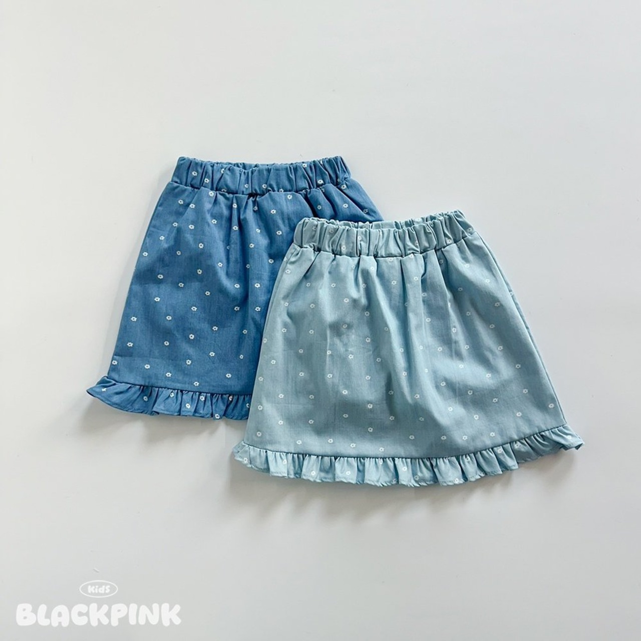 [BLACKPINK] Monée Blue Skirt (2XL) / [블랙핑크] 모네해지청스커트 (2XL)