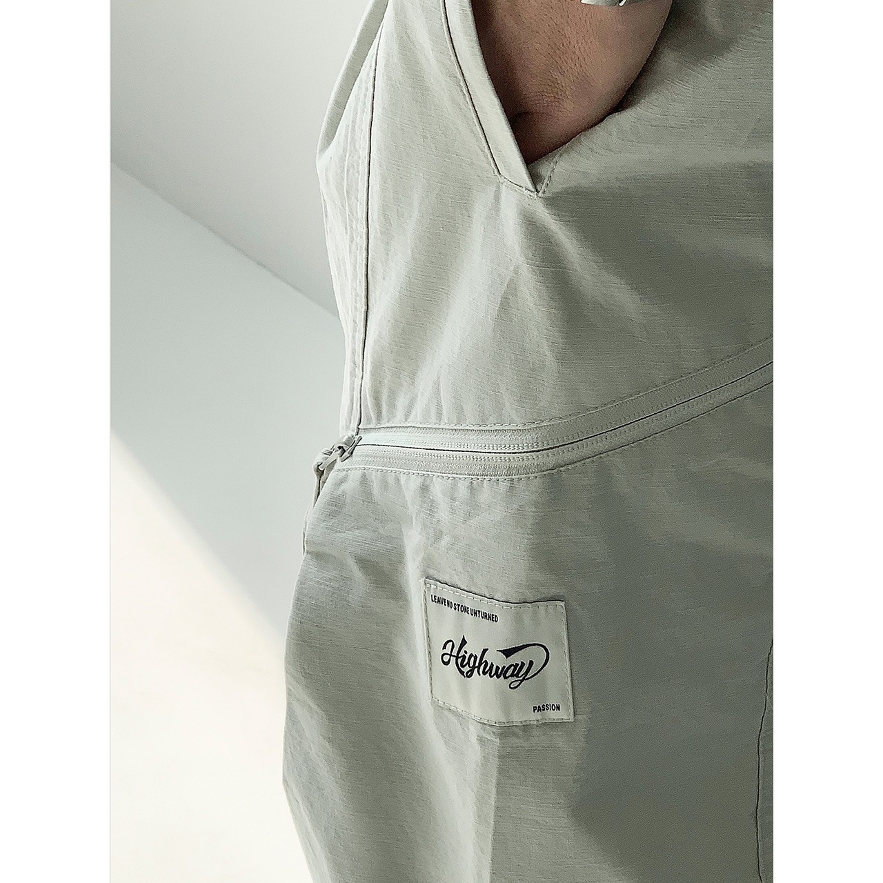 Wide leg cropped cargo pants 0670 - 14