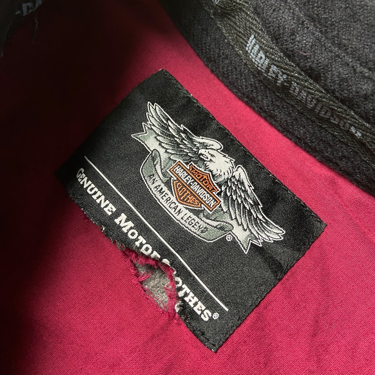 Harley-Davidson ハーレーダビッドソン チェックシャツ 切り替え 