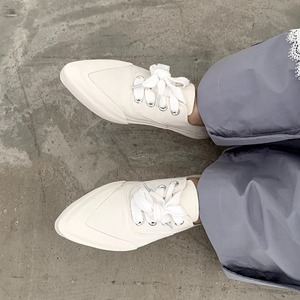 pointed casual sports canvas shoes