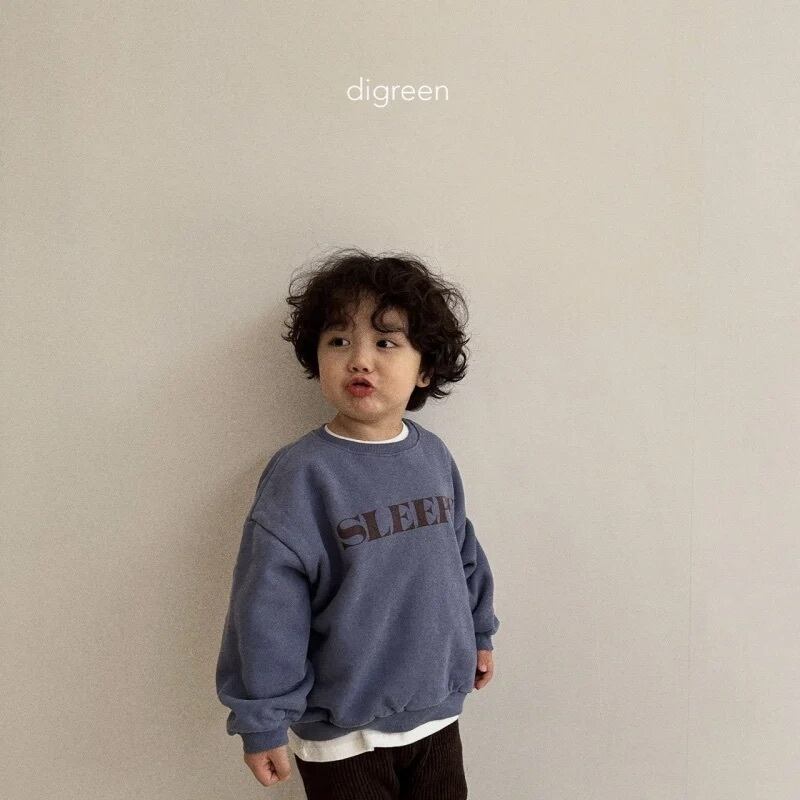 Digreen ディグリーン】 sleepyトレーナー(color:blue)【231101d