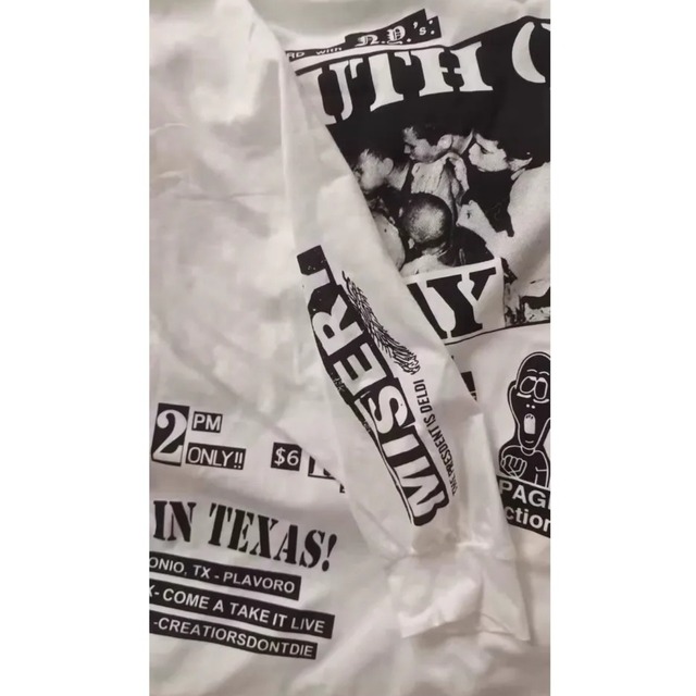 フォトコラージュプリントロングスリーブTシャツ 1col   R01857