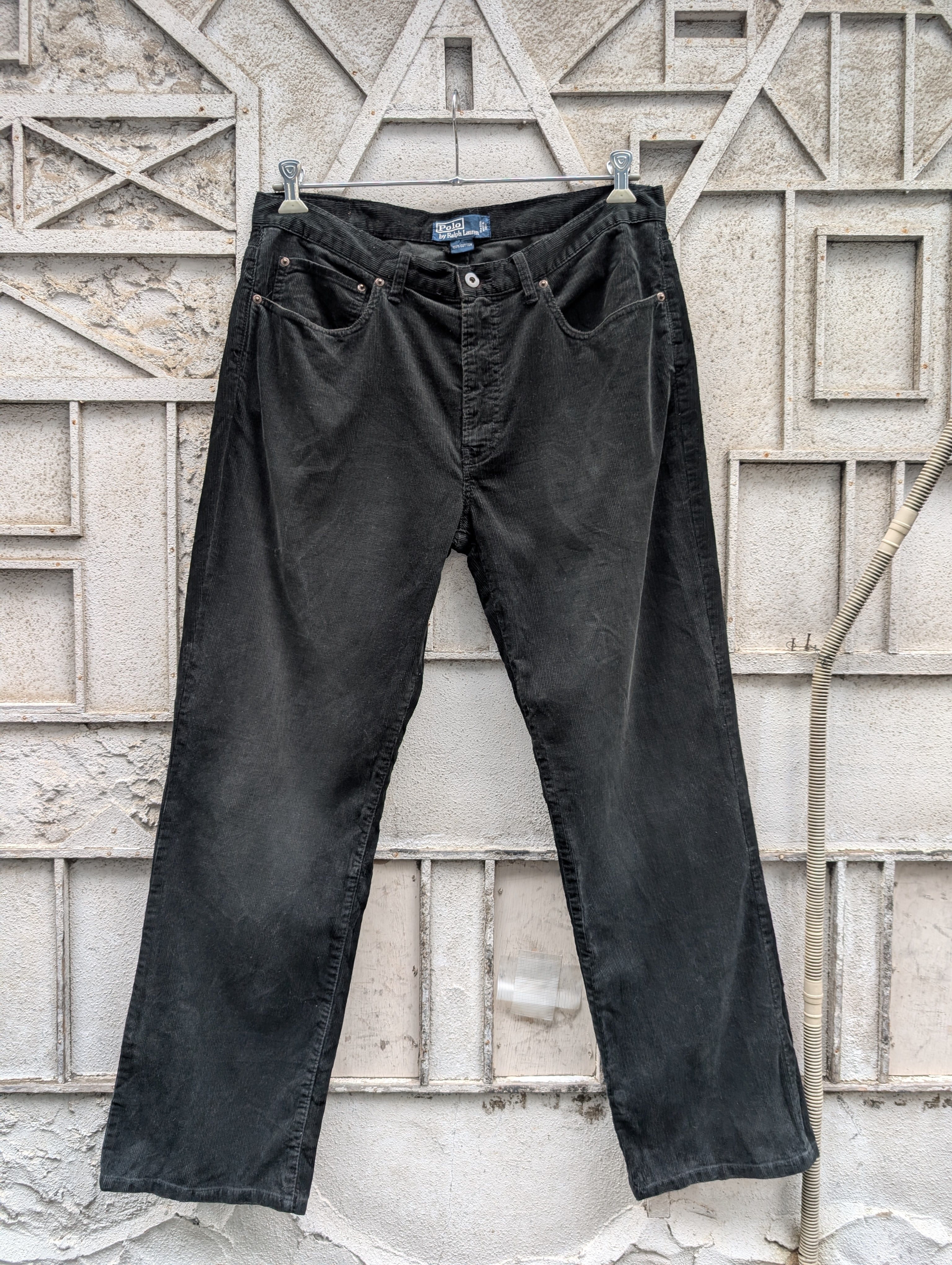 "RALPH LAUREN" fade corduroy pants