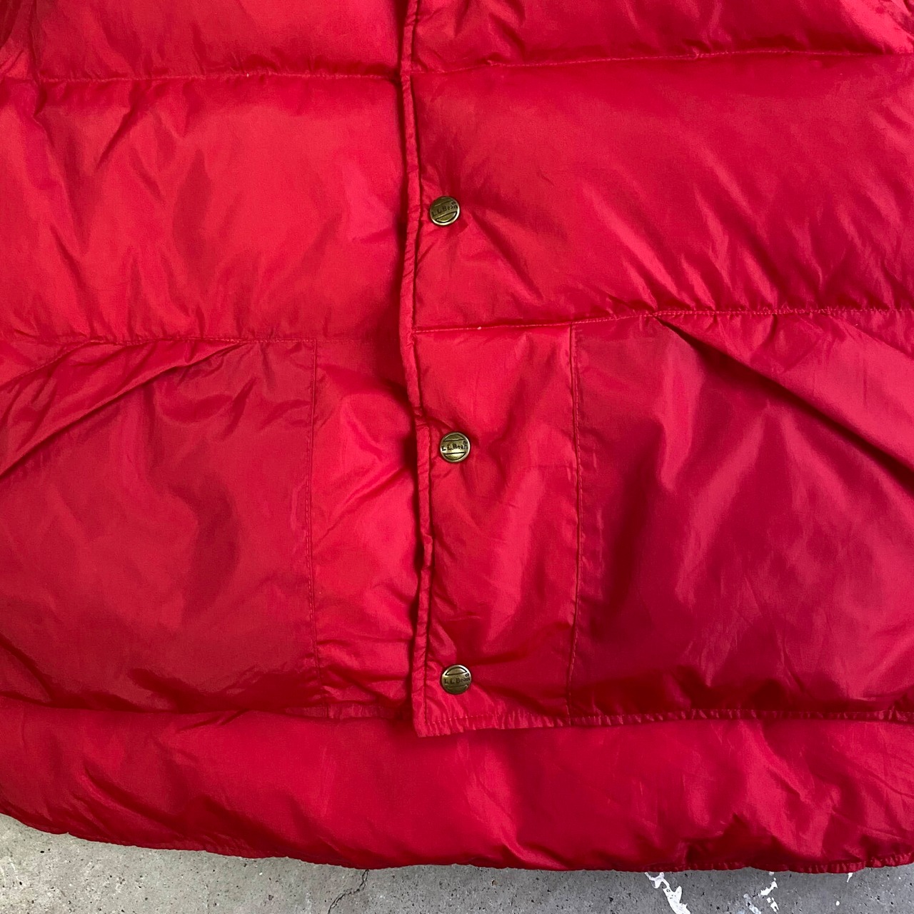 80年代 L.L.Bean エルエルビーン グースダウンベスト メンズL 古着 80s 