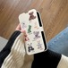 iPhone14Pro Max/13/12ケース 動物柄 パンダ 犬 可愛い アニマル アイフォン14ケース コアラ 熊 手帳型 保護性能抜群◎
