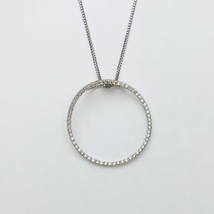 Pt ダイヤモンド ネックレス 0.23ct