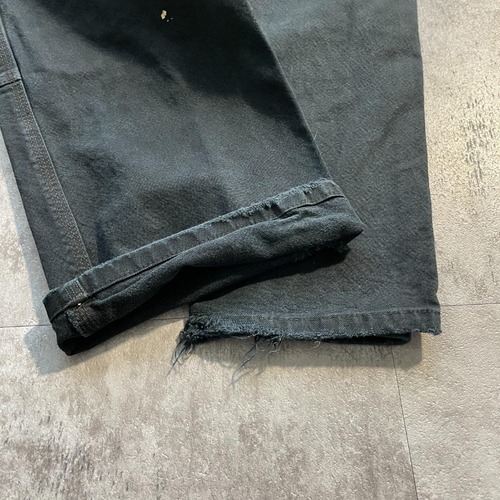 20s ブラック ダブルニー Carhartt 103334BLK 32×32 詳細写真16