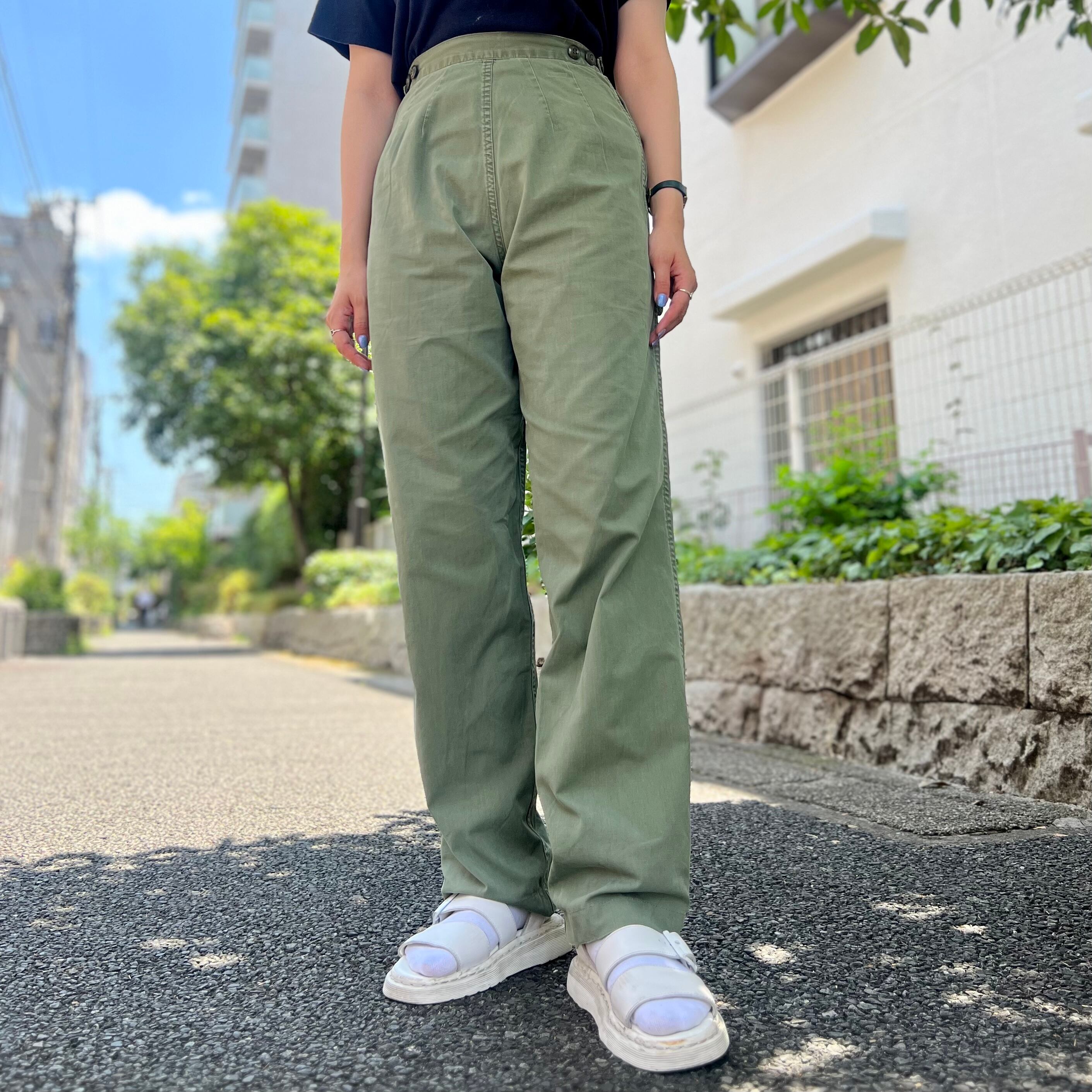 70年代 size:10 (W27程度) U.S ARMY OG 107 ジャングルファティーグ