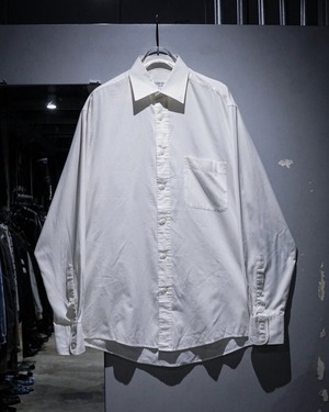 【add (C) vintage】“Yves Saint Laurent” Logo Embroidery L/S Shirt